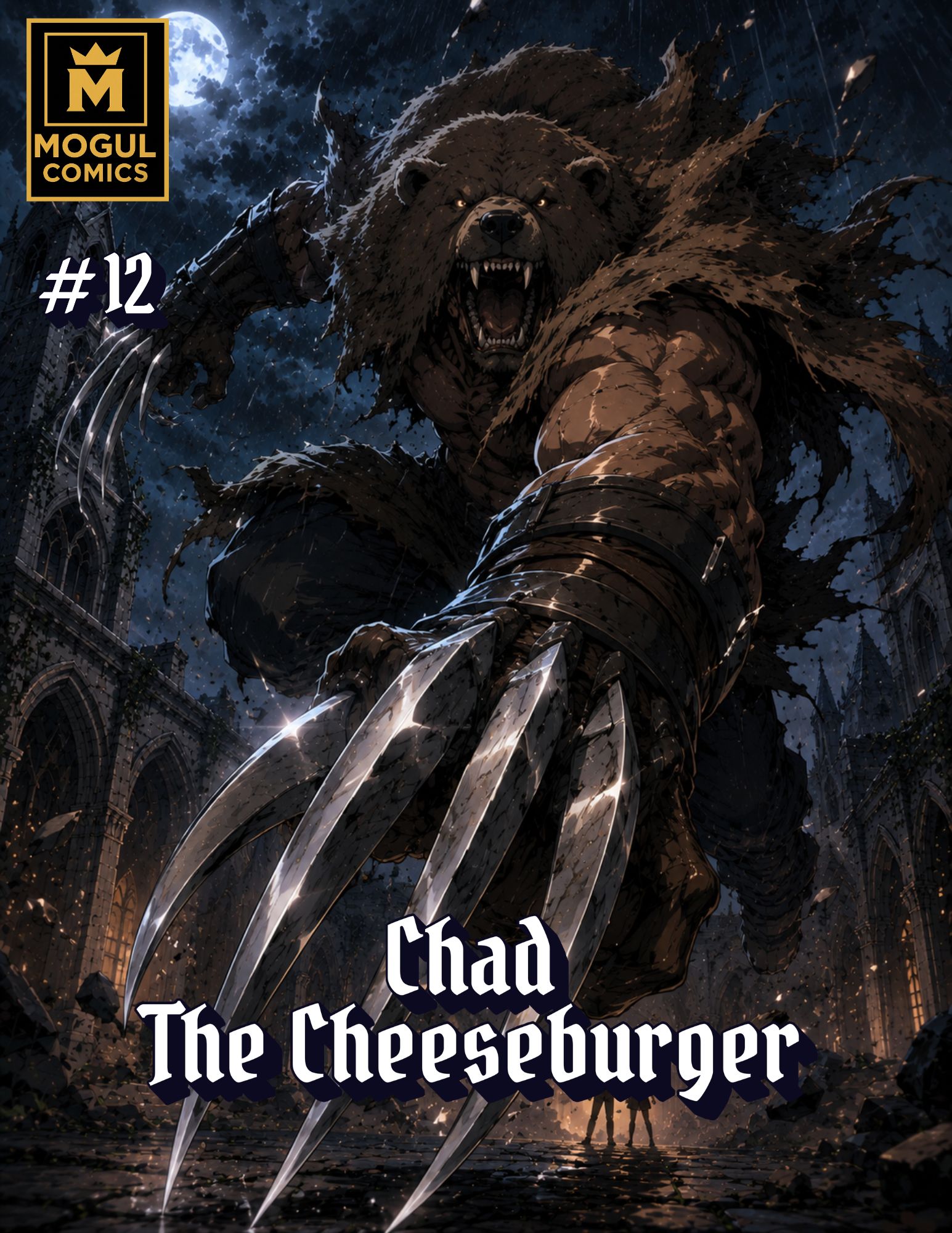 Chad the Cheeseburger issue 12 cover by James Saint Simon