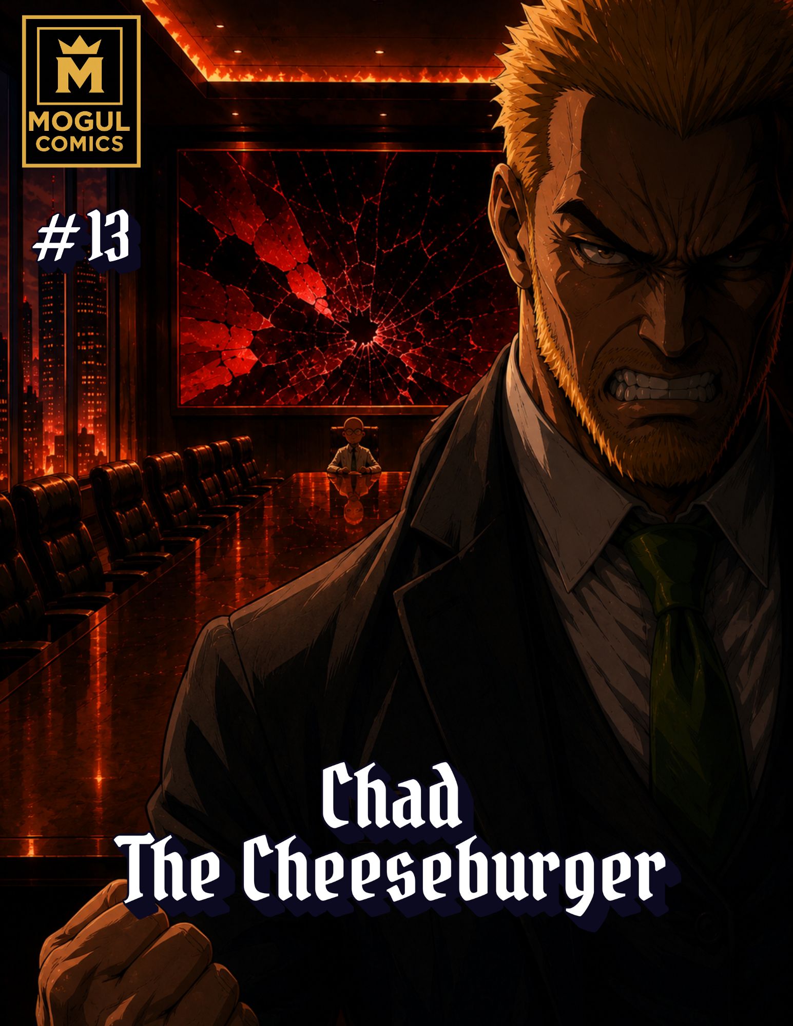 Chad the Cheeseburger issue 13 cover by James Saint Simon