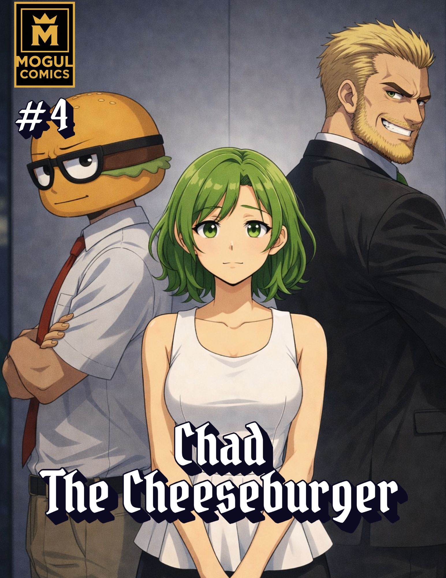Chad the Cheeseburger issue 4 cover by James Saint Simon