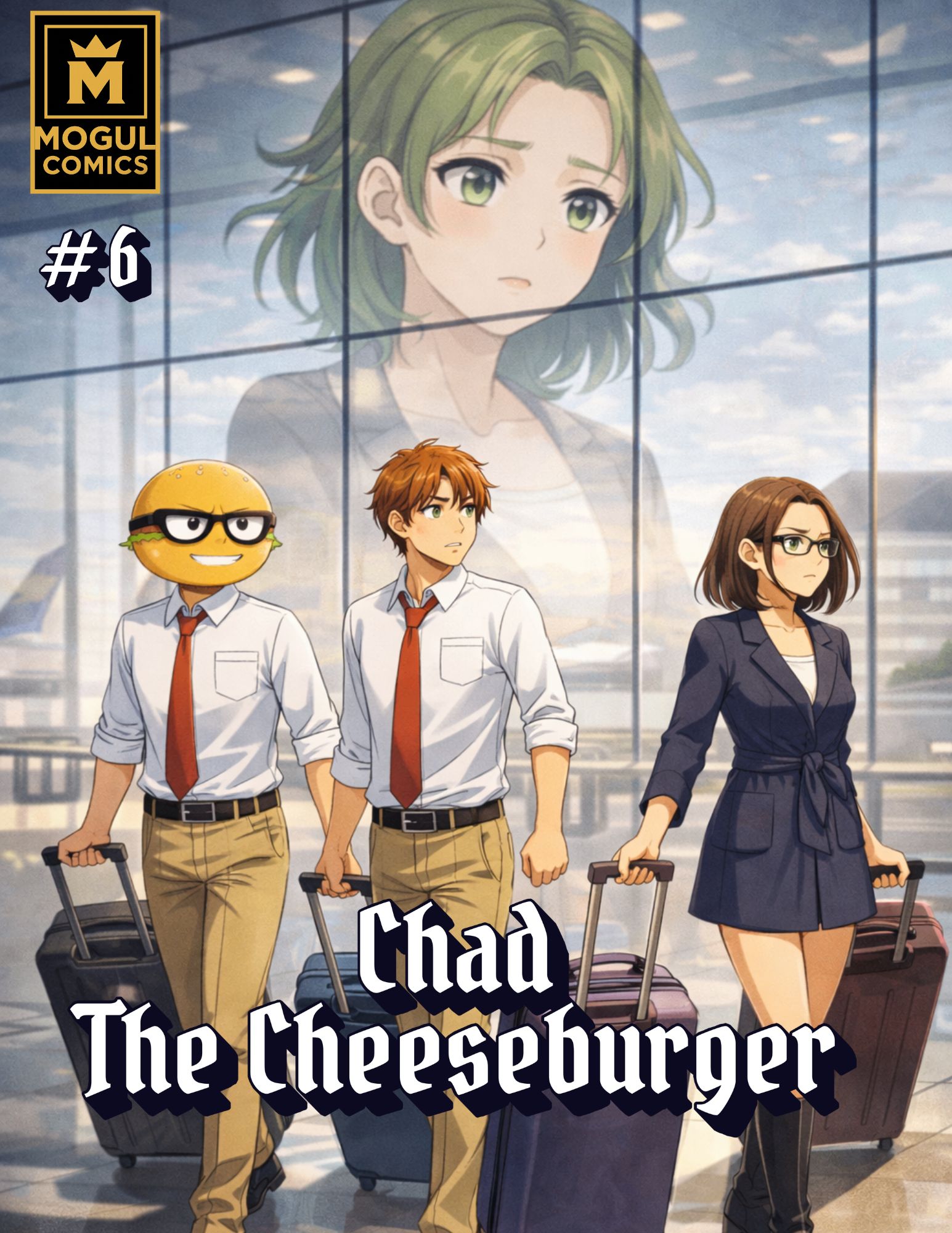 Chad the Cheeseburger issue 6 cover by James Saint Simon